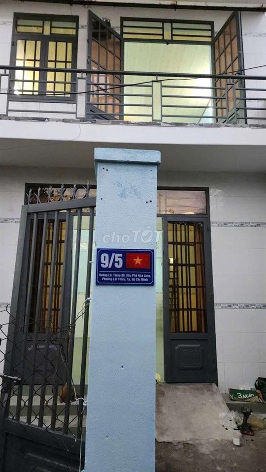 Cho thuê nhà 80m2 3pn 1 trệt 1 lầu Lái Thiêu 99 kế chợ Lái Thiêu