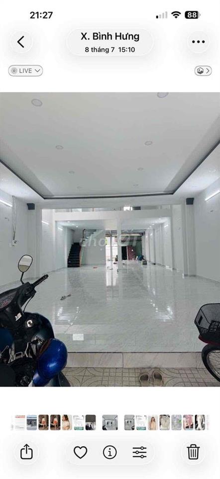 Nhà mặt tiền quốc lộ 50 giá 40 triệu
