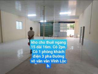 kho thuê 240 m Nền Gạch Men Đường võ văn vân Vĩnh Lộc B Bình Chánh