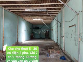 Kho Cho Thuê 5*30 Ấp 2 Đường võ văn vân Vĩnh Lộc B bình Chánh tphcm