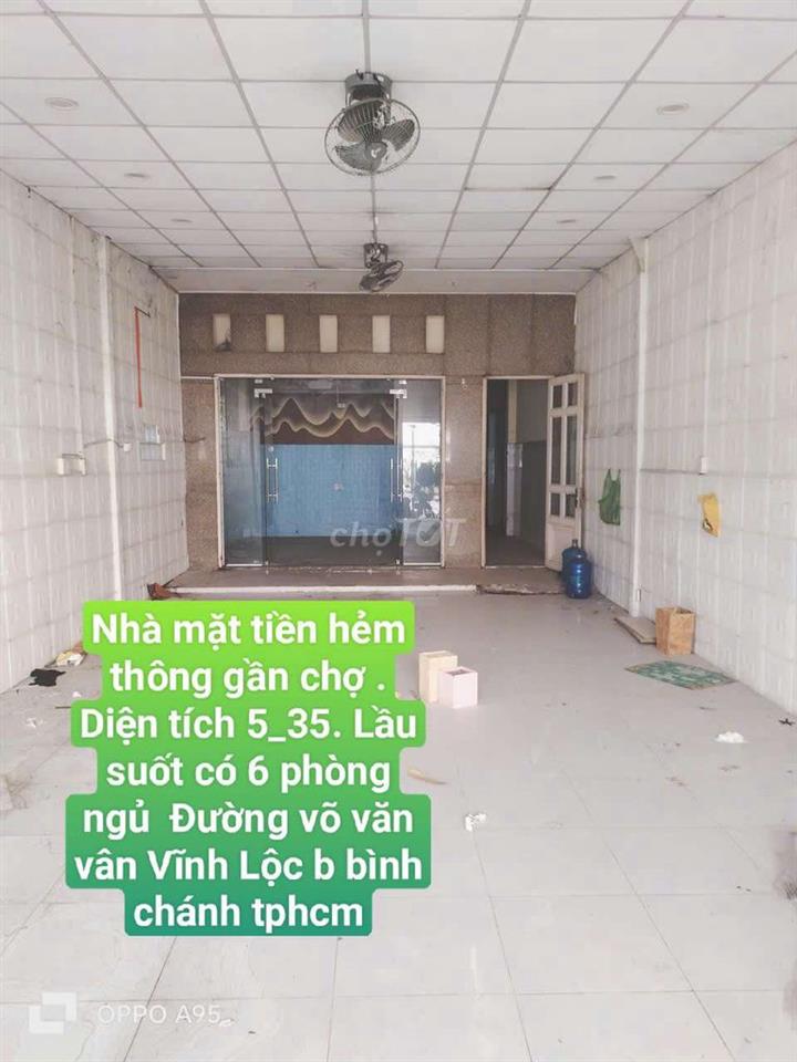 Nhà Thuê 5_35Lầu suốt 6pn. Gần chợ Đường Võ Văn Vân vĩnh lộc B