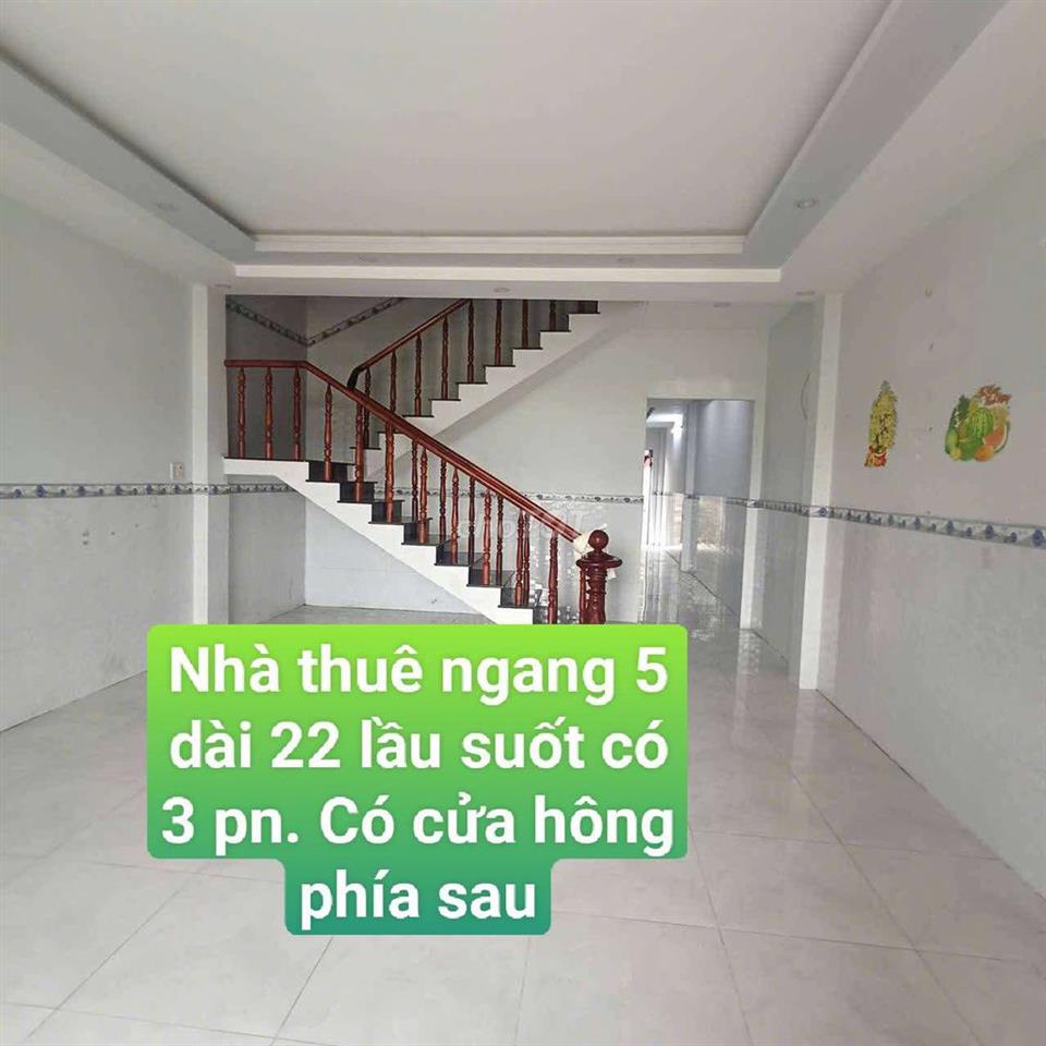 Nhà Thuê 5_22 Lầu suốt có 3pn Đường 6d Ấp  6 vĩnh lộc B bình chánh