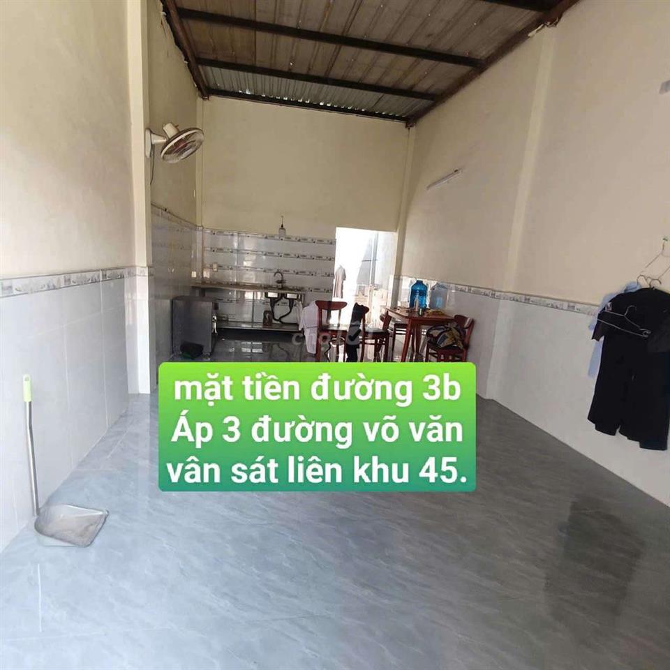 Nhà 4*16 Mặt Tiền Đường Võ Văn Vân vào 1  / Sát Đường liên khu 45/