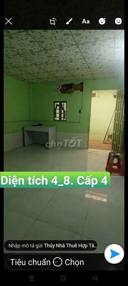 nhà Trọ Cho Thuê dt 4*8. Đường 6A Ấp 6 Gần Đường Lại Hùng Cường vlb