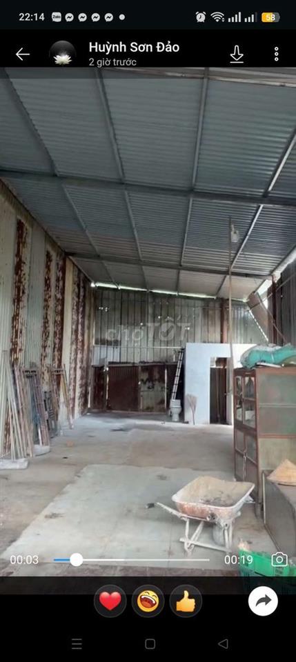 kho Thuê 6*20 Cao ráo Đường Kênh Trung Ương Vĩnh Lộc B Bình Chánh tphc