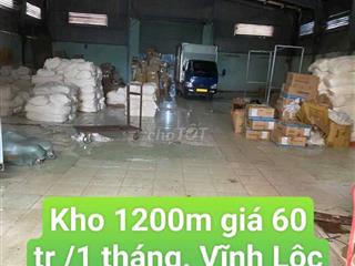 kho 1200m Đường Vĩnh Lộc A Bình Chánh tphcm