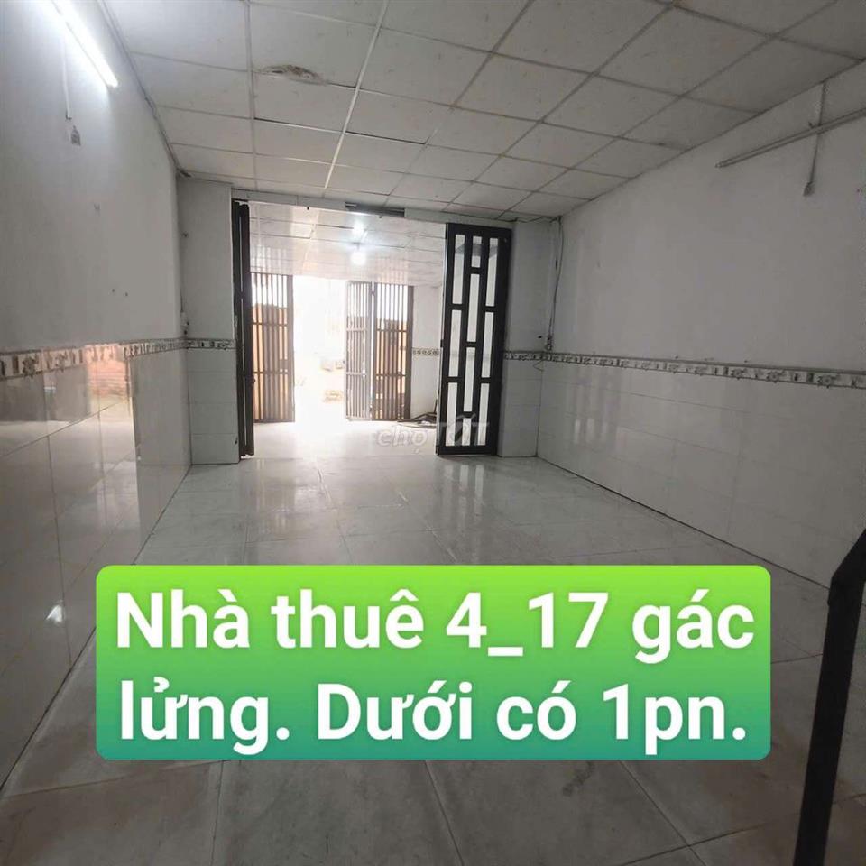 Nhà Thuê 4*17  Gác Lửng Đường 6D Gần đường Lại Hùng Cường Vĩnh Lộc B.