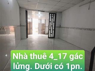 Nhà Thuê 4*17  Gác Lửng Đường 6D Gần đường Lại Hùng Cường Vĩnh Lộc B.