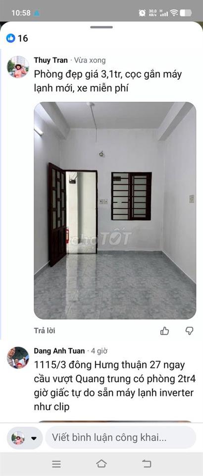 Phòng đẹp đối diện Etown Cộng Hòa P13, Tân Bình 