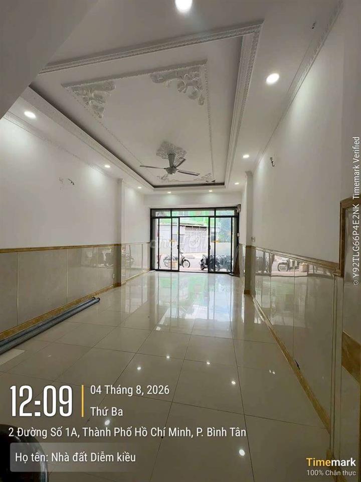 Nhà 1 trệt 2 lầu Đường 4B khu dân cư Vĩnh Lộc  BHH B bình tân