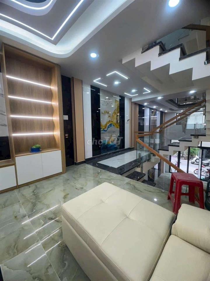 Nhà 1 trệt lửng 3 lầu full nội thất đường số 6 BHH B bình tân 