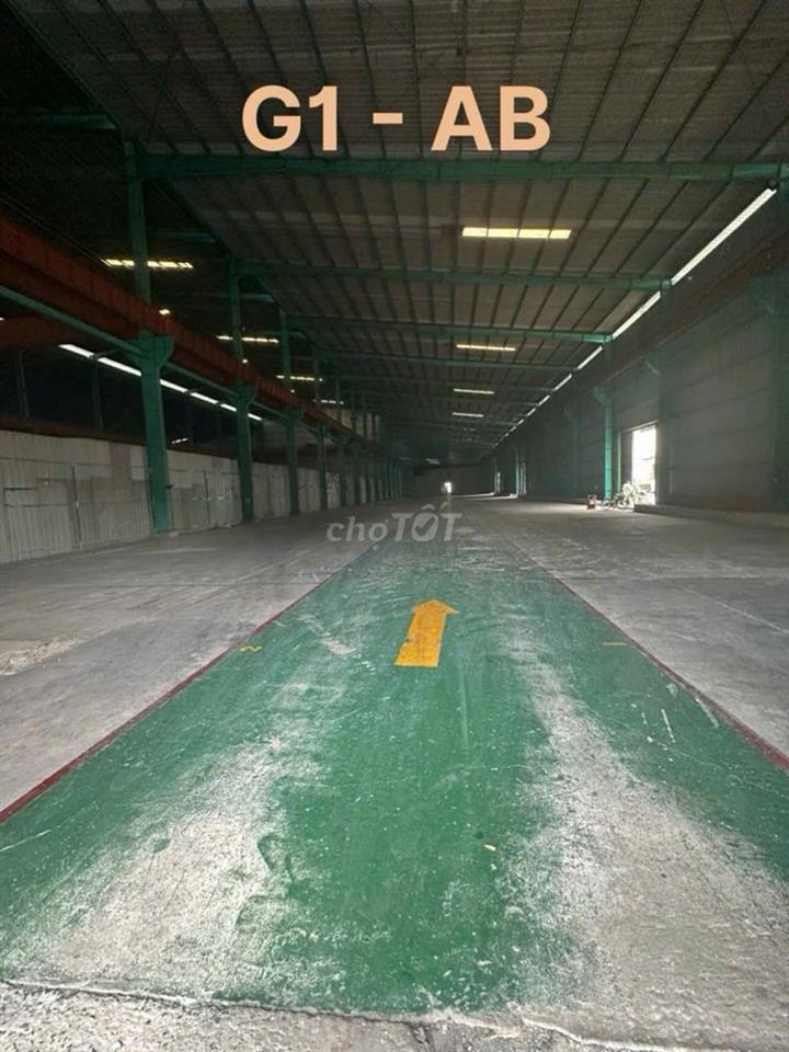 CHO THUÊ KHO XƯỞNG BẾN LỨC, LONG AN 10.000m2  chỉ 70k/m2/tháng