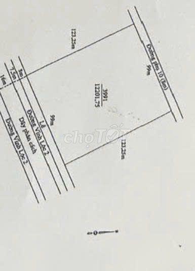 Bán đất 2 mặt tiền KCN Vĩnh Lộc 2 Bến Lức Long An 12.200m², sổ hồng 