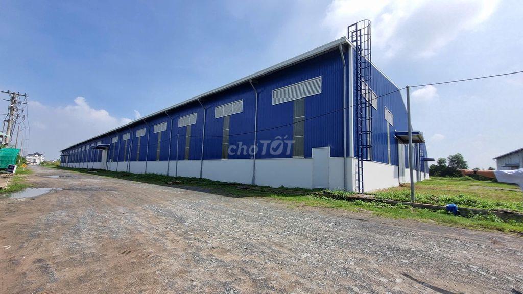 Cho thuê kho 5.500m² Quốc lộ 50, Cần Đước – Giá từ 70.000đ/m²