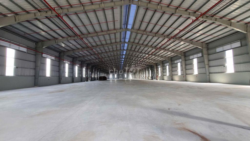 Cho thuê kho 5.500m² Quốc lộ 50, Cần Đước – Giá từ 70.000đ/m²