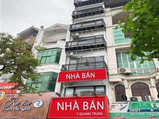 Bán nhà mặt phố 7 Quang Trung Hà Đông