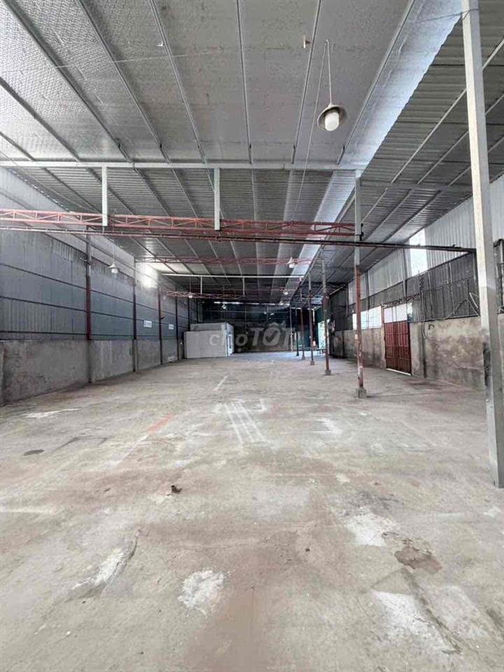 Cho thuê kho xưởng 550m Hóc Mông giá 24 triệu