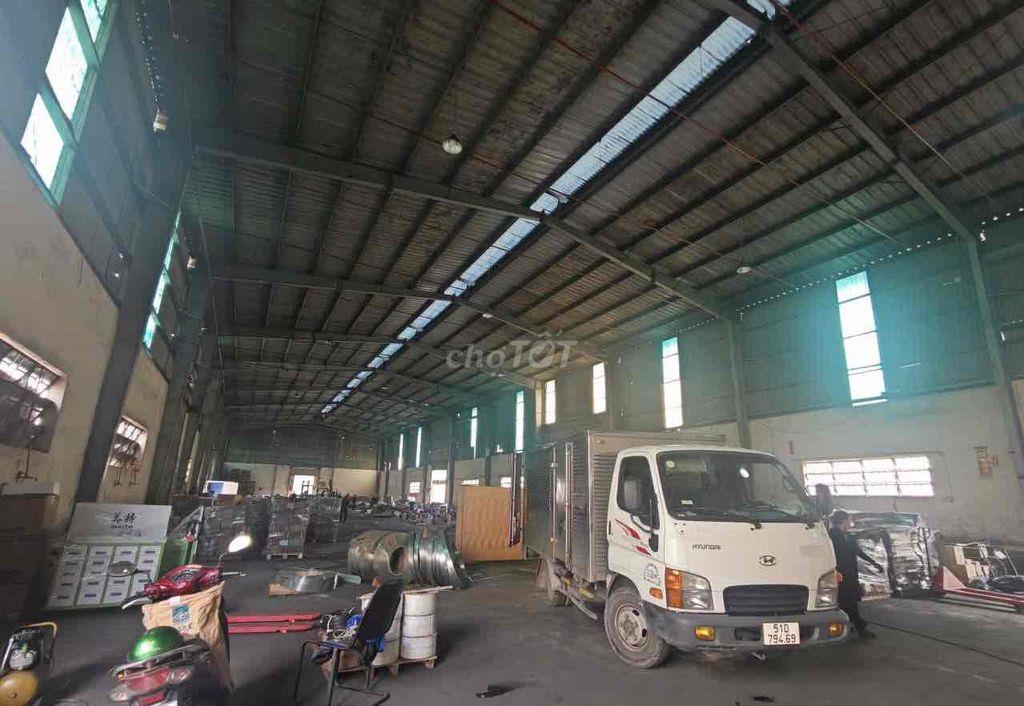 CHO THUÊ XƯỞNG 3.600m² – KCN TÂN TẠO, BÌNH TÂN, TP.HCM điện 560Kva