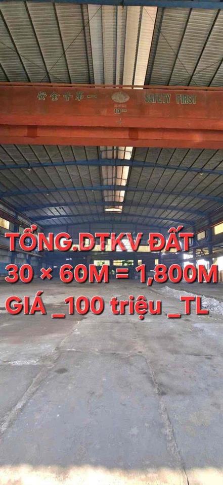 CHO THUÊ LÀM KHO XƯỞNG __MẶT TIỀN QUỐC LỘ__BÌNH CHÁNH__HCM