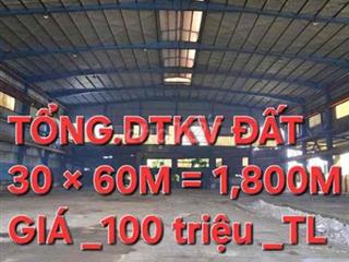 CHO THUÊ LÀM KHO XƯỞNG __MẶT TIỀN QUỐC LỘ__BÌNH CHÁNH__HCM