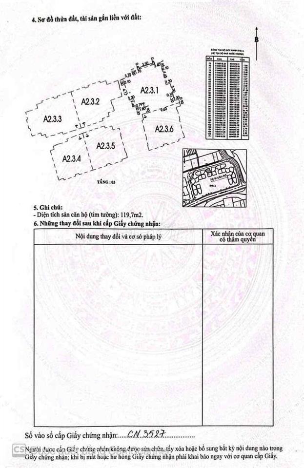 cần bán lỗ căn hộ Hoàng Anh An Tiến 3PN giá 4.1 tỷ