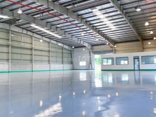 Cho thuê kho Xưởng Mới 4 USD/m, 12.000m KCN Nam Thuận, Đức Hoà Đông
