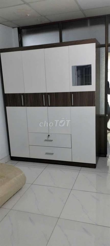 cho thuê 1phòng trọ full nội thất DT 24m² có ban công, bếp và xe dưới 
