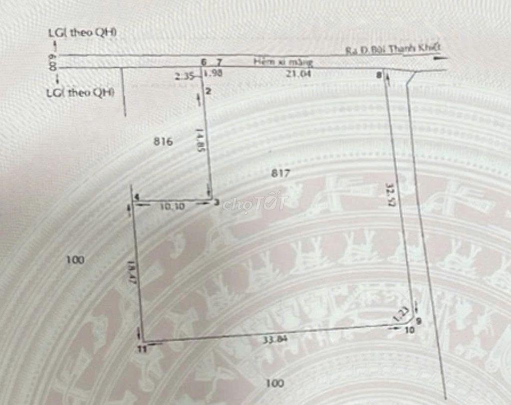 1170m2 Khu phố 3 Trung Tâm Tân Nhựt (Sẵn Thổ Cư) gần nhiều tiện ích