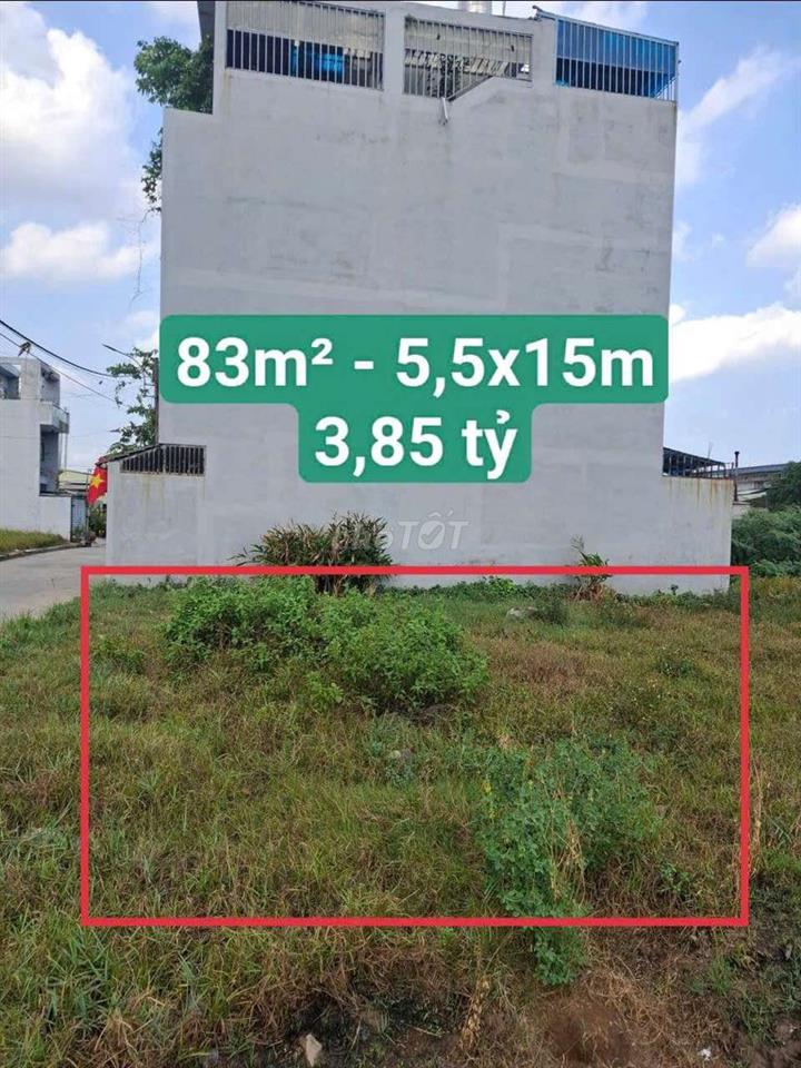 🔥 LÔ ĐẤT THỔ CƯ NGAY UB XÃ VĨNH LỘC B 83M² 5,5X15M. 3,9 TỶ.