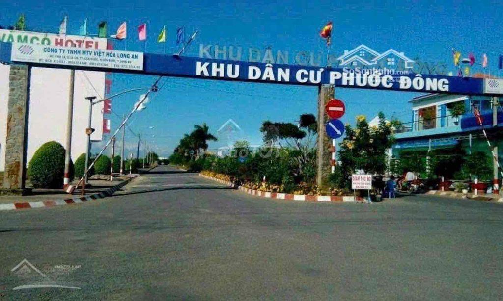 khu dân cư phước đông, mặt tiền QL50