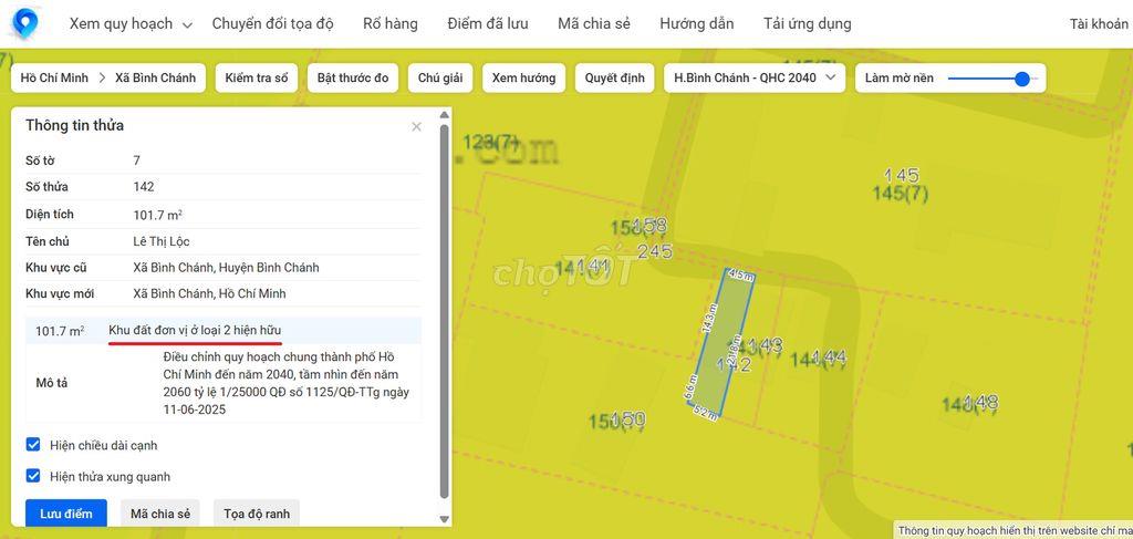 ĐẤT BÌNH CHÁNH - SỔ HỒNG RIÊNG - GIÁ 480 TRIỆU.