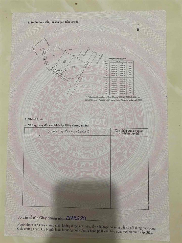 Chính chủ cần ra ngay trong tháng. 8x16 full thổ