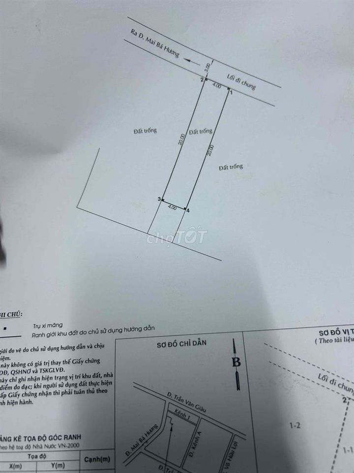 bán gấp đất Bình Chánh