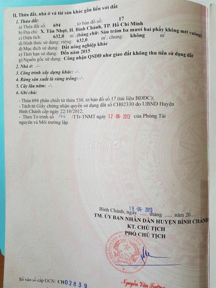 Bán đất kho xưởng trong khu Bảo Gia Trang
