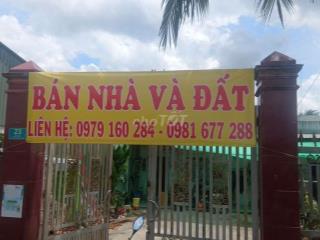 Bán nhà đất mặt tiền Số 23, đường Đê Số 02, Xã Tân Nhựt, Bình Chánh,