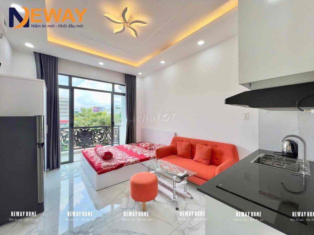 STUDIO BAN CÔNG FULL NỘI THẤT SIÊU MỚI, TOÀ THANG MÁY GẦN CẦU ÔNG LÃNH