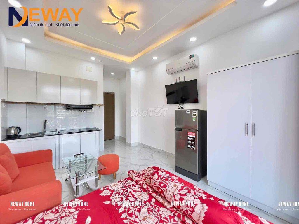 STUDIO BAN CÔNG FULL NỘI THẤT SIÊU MỚI, TOÀ THANG MÁY GẦN CẦU ÔNG LÃNH