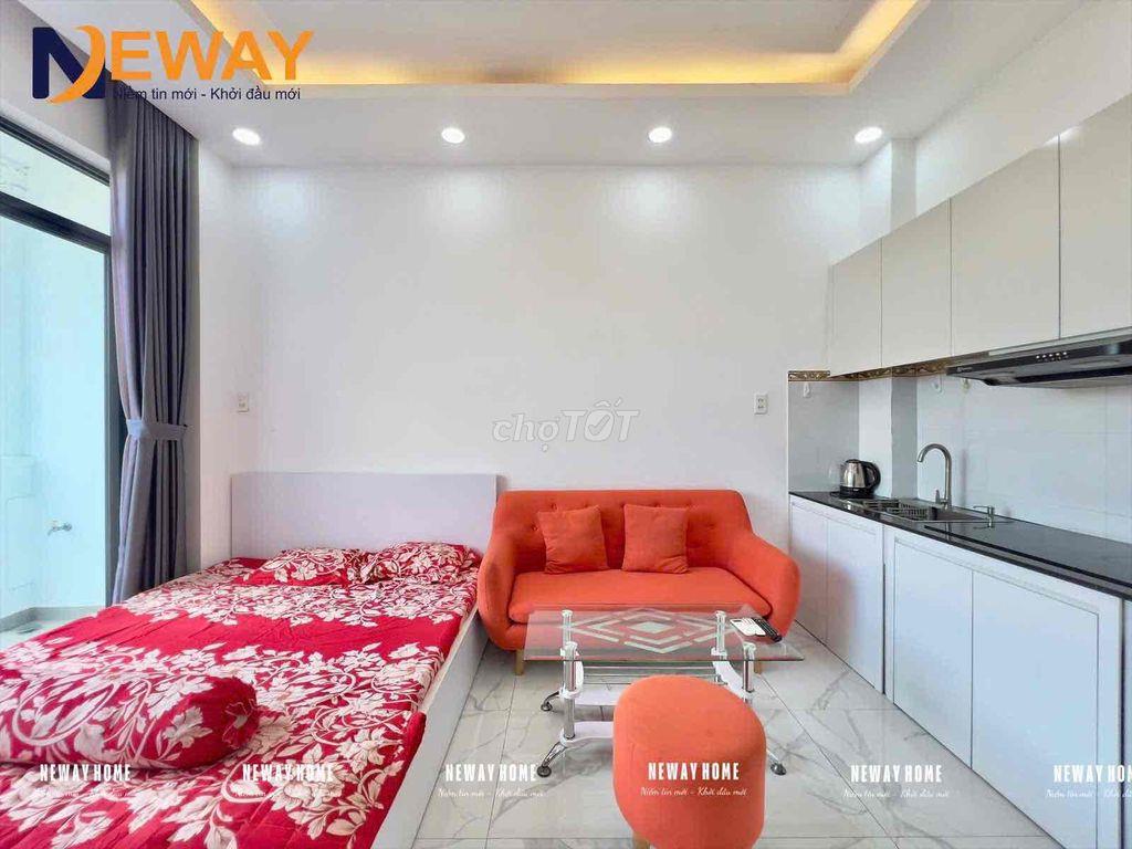 STUDIO BAN CÔNG FULL NỘI THẤT SIÊU MỚI, TOÀ THANG MÁY GẦN CẦU ÔNG LÃNH
