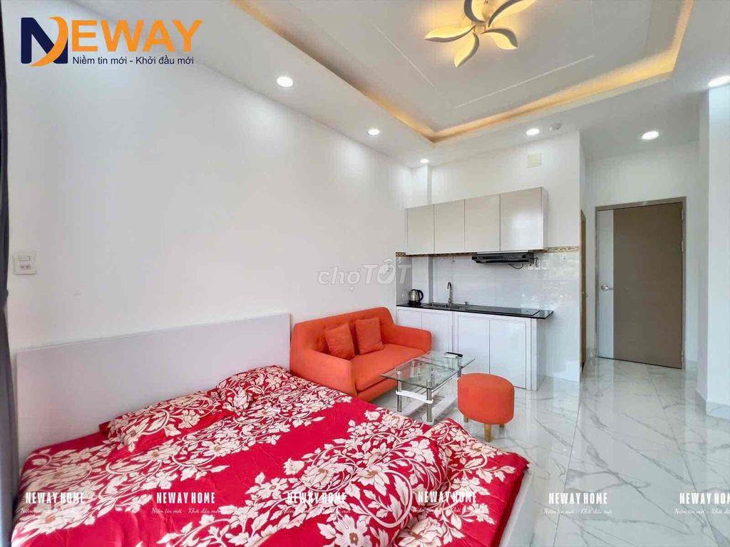 STUDIO BAN CÔNG FULL NỘI THẤT SIÊU MỚI, TOÀ THANG MÁY GẦN CẦU ÔNG LÃNH