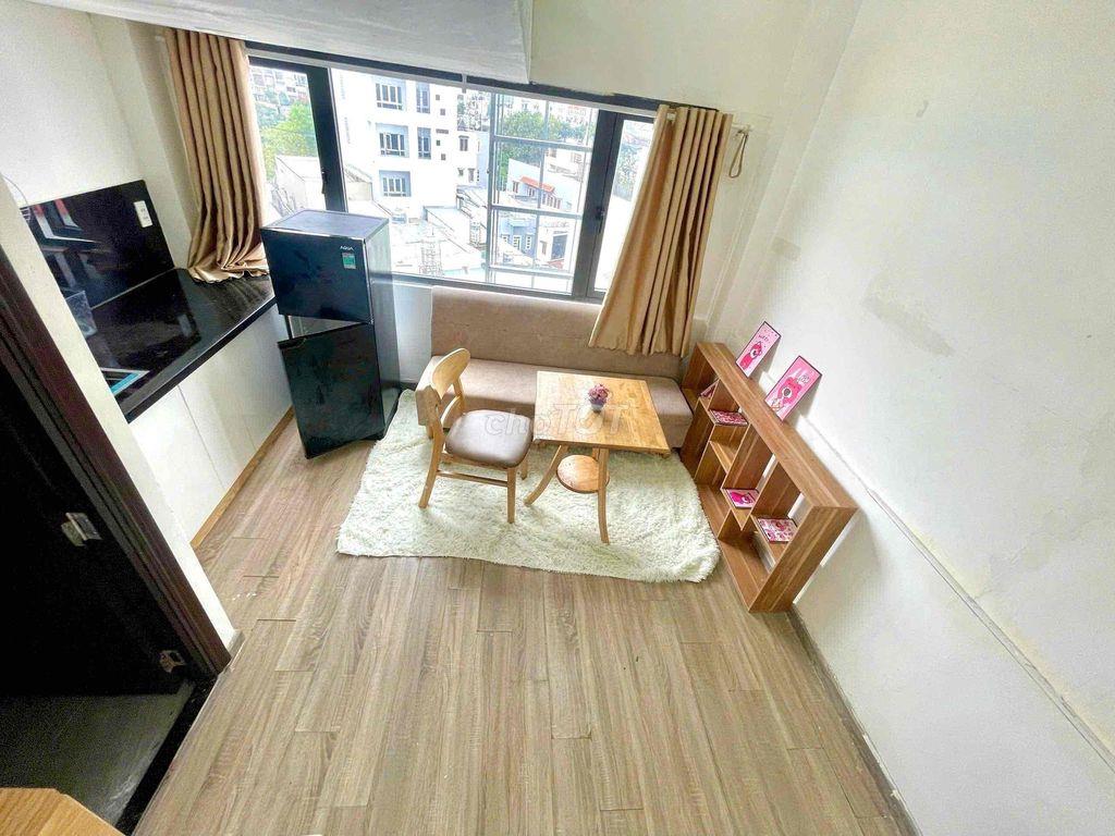Vừa trống sẵn duplex cửa sổ trời full nội thất gần đại học NTTU