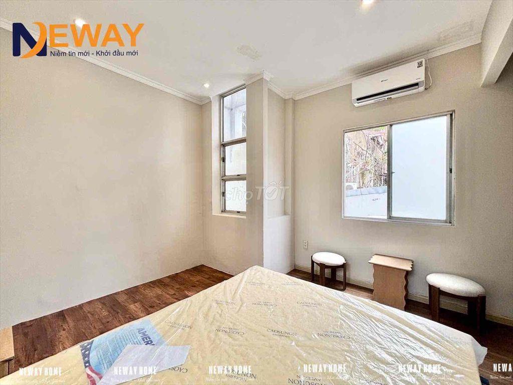 Khai trương nhà mới dạng 1PN tách bếp cửa sổ trời full nội thất