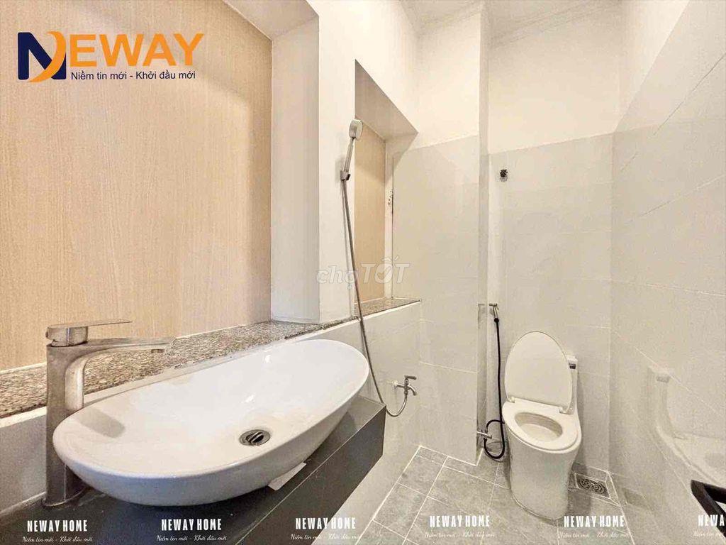 Khai trương nhà mới dạng 1PN tách bếp cửa sổ trời full nội thất