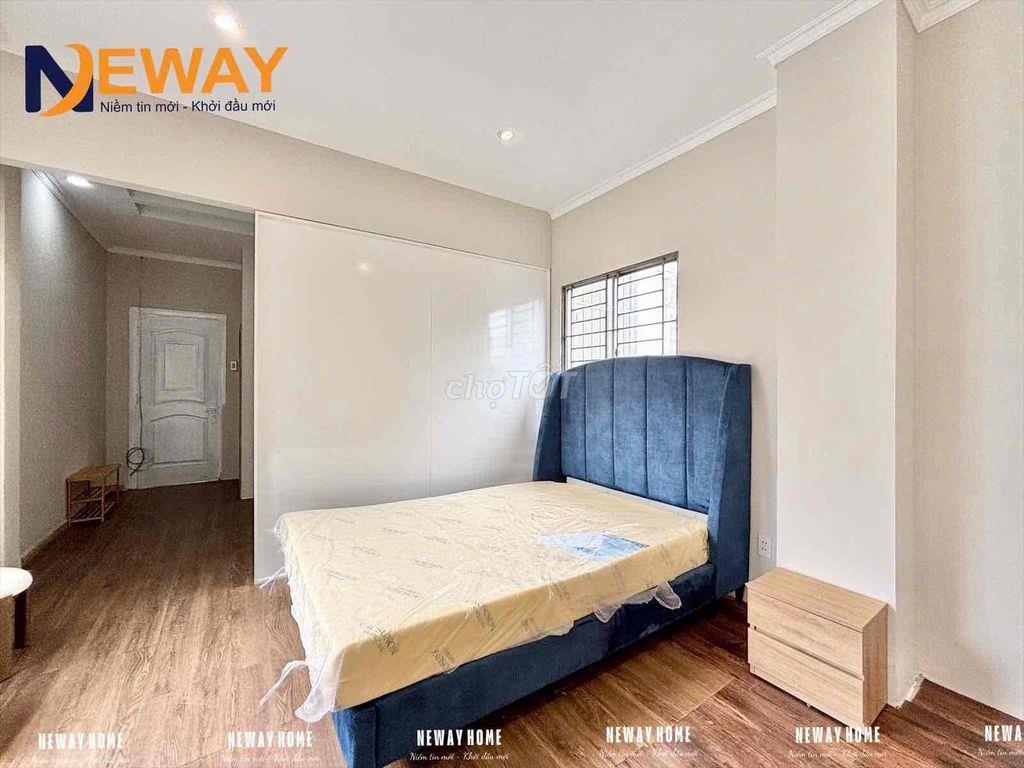 Khai trương nhà mới dạng 1PN tách bếp cửa sổ trời full nội thất