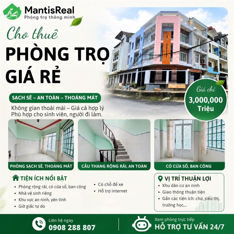 🏠 CHO THUÊ PHÒNG CÓ BAN CÔNG – CHỈ 2,5 TRIỆU/THÁNG