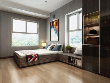 Cho thuê CH  Xi Grand Court, 2 PN-75m2 view đẹp giá 17 triệu, nhà đẹp