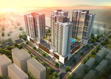 Cho thuê CH  Xi Grand Court, 2 PN-75m2 view đẹp giá 17 triệu, nhà đẹp