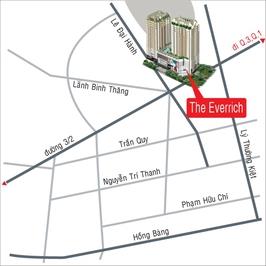 Cần cho thuê căn hộ The Everrich 1, Quận 11, 161m2, 3PN, full NT đẹp