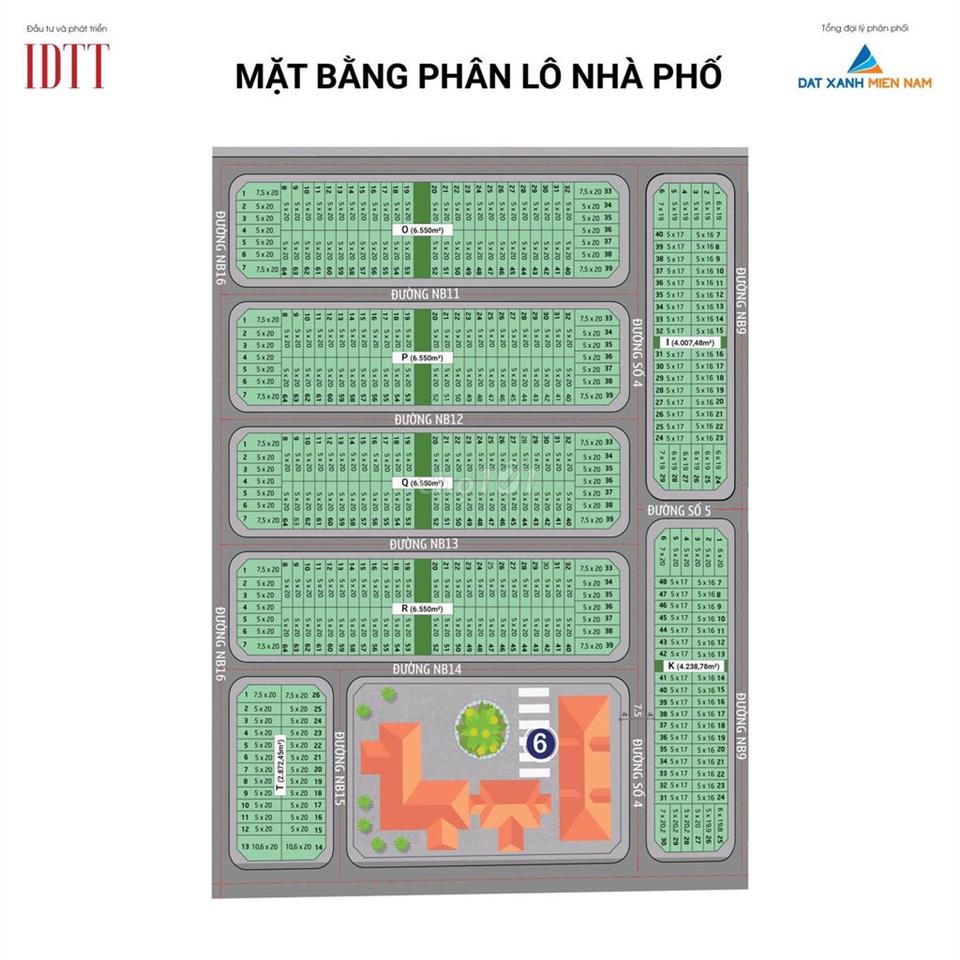 Đất nền Khu dân cư TTHC mới Thủ Thừa, xây dựng tự do, sổ hồng riêng