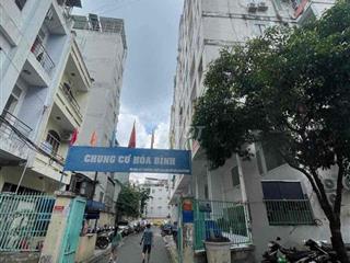 Bán căn hộ Chung cư Hoà Bình, quận 10, có Sổ Hồng, 56m2 2PN-1WC giá re