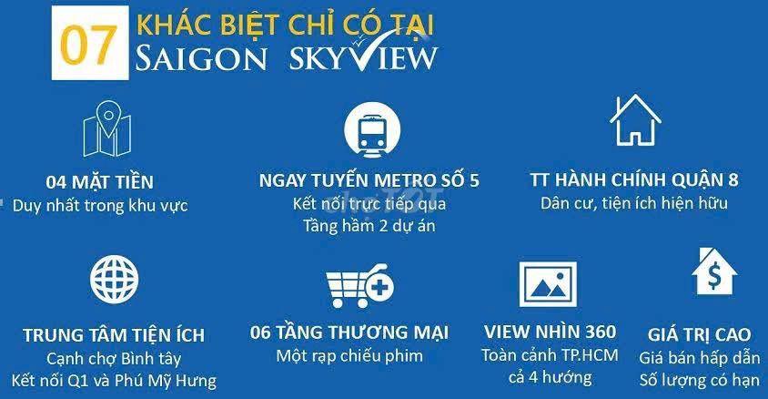 BÁN NHANH SUẤT MUA SAIGON SKYVIEW 2PN 62M2 GIÁ 4,05 TỶ, KÝ HDMB CHỦ ĐT